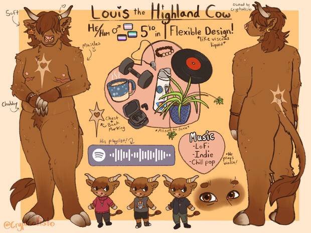 Fursona Ref Sheet