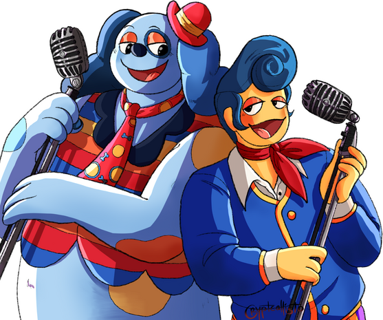 (Old) Wally Darling and Barnaby B. Beagle!